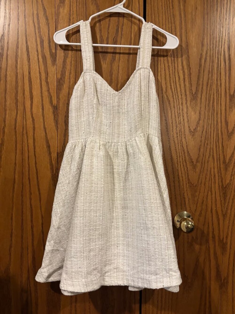 Lulus Ivory Mini Dress | Subtle Sequin Detail | Elegant Party Dress